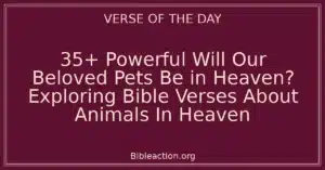 35+ Powerful Will Our Beloved Pets Be in Heaven? Exploring Bible Verses About Animals In Heaven