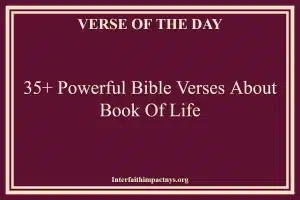 35+ Powerful Bible Verses About Book Of Life