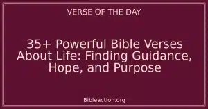35+ Powerful Bible Verses About Life: Finding Guidance, Hope, and Purpose