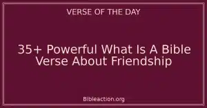 35+ Powerful What Is A Bible Verse About Friendship