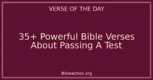 35+ Powerful Bible Verses About Passing A Test