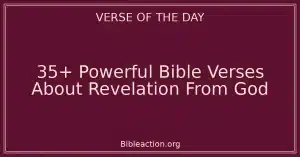 35+ Powerful Bible Verses About Revelation From God